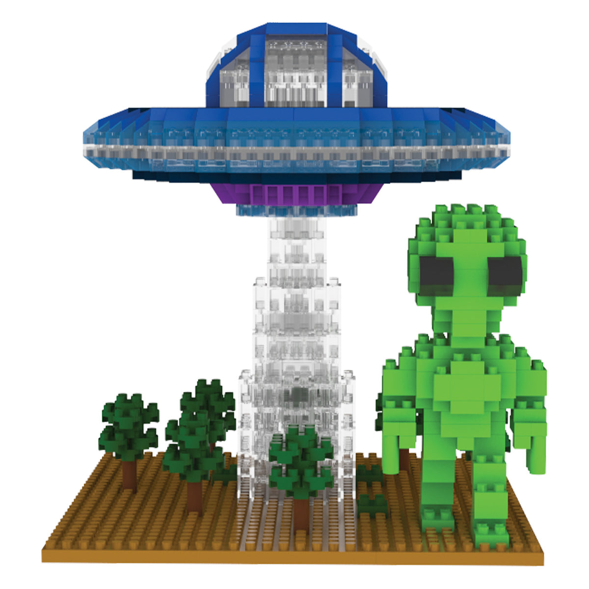 Space Mini Blocks Alien and Spaceship Mini Block Set | TheMiniBlock.com