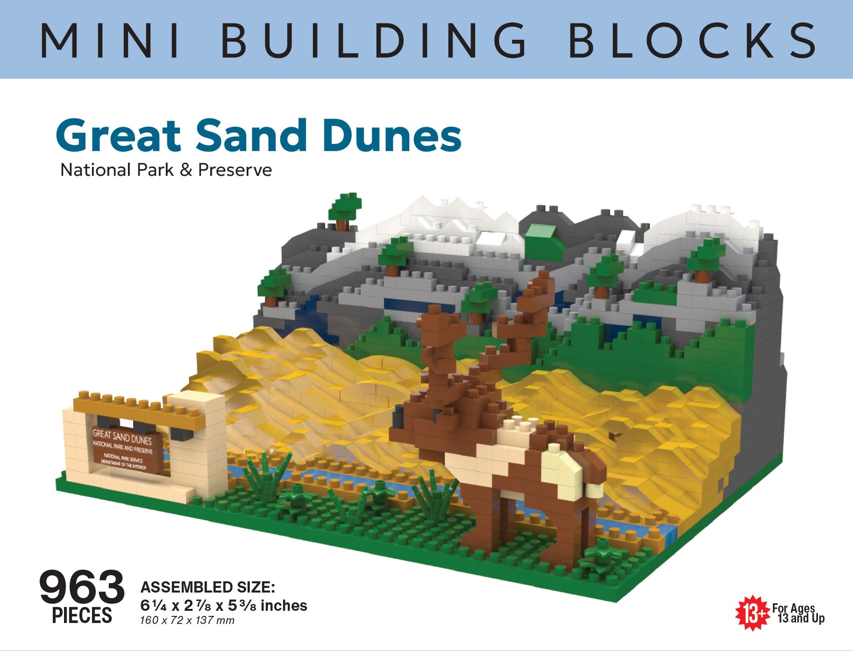 Great Sand Dunes National Park Mini Block Set