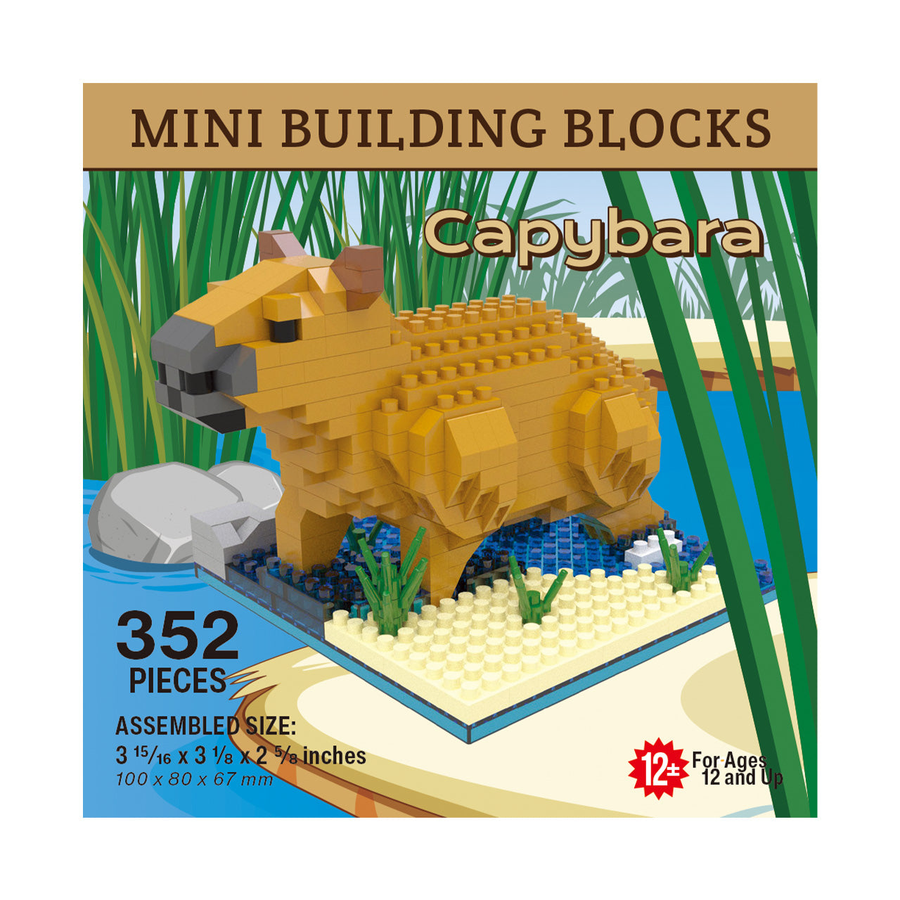Capybara Mini Block Set | TheMiniBlock.com