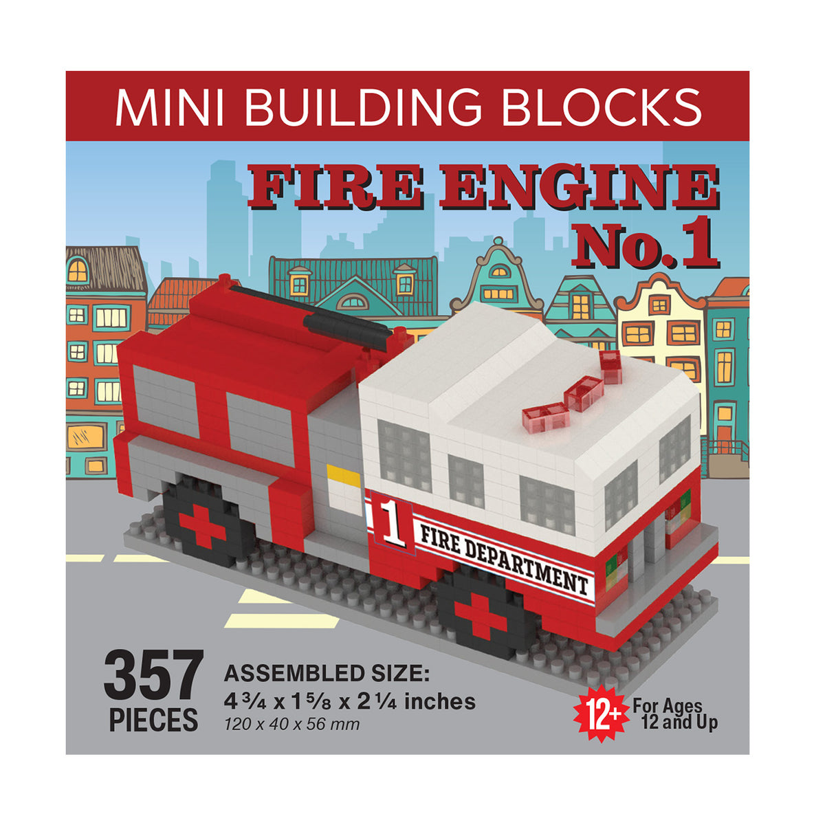 Fire Truck Mini Block Set