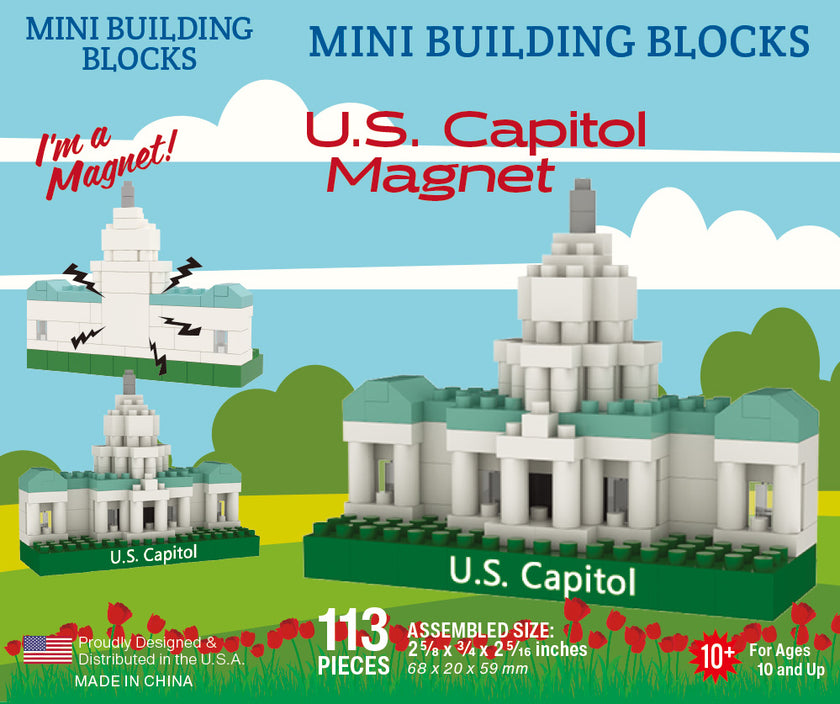 US Capitol Magnet Mini Block Set | TheMiniBlock.com