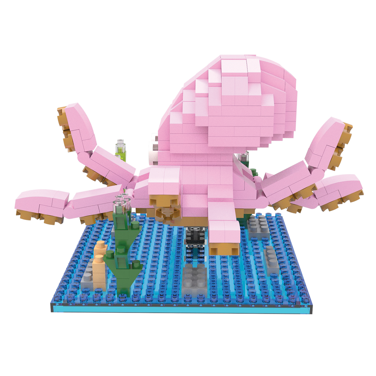 Small Octopus Build Octopus Mini Block Set | TheMiniBlock.com