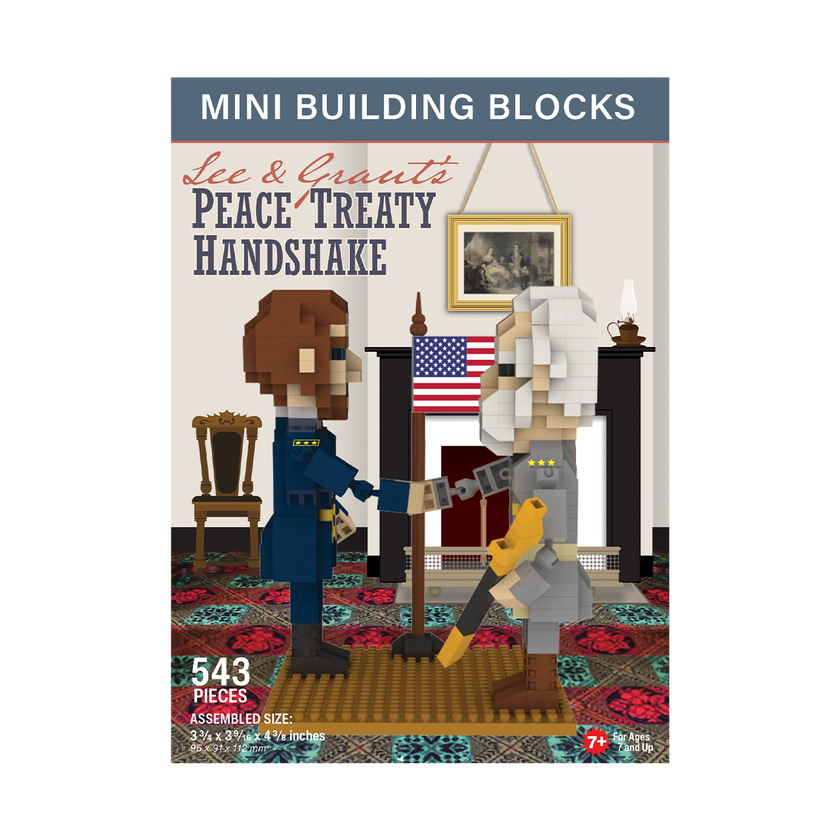 Lee and Grant’s Peace Treaty Handshake Mini Block Set