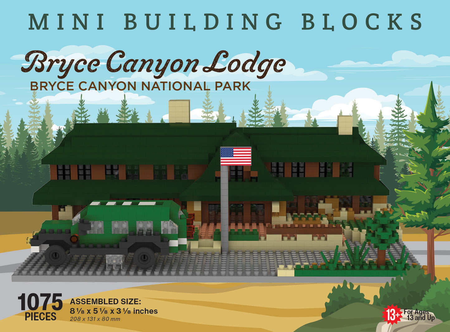 Bryce Canyon Lodge and Green Bus