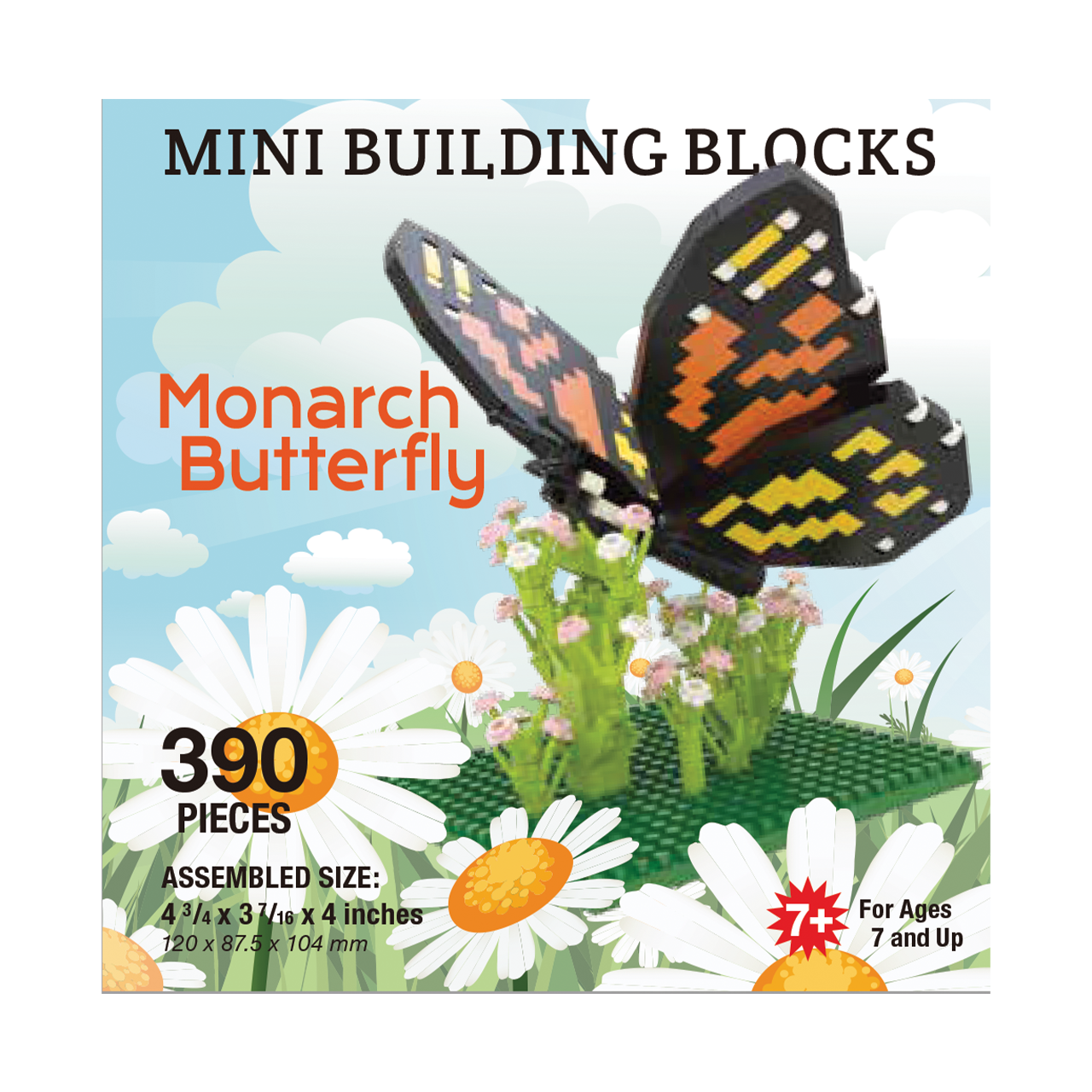 Monarch Butterfly Mini Block Set | TheMiniBlock.com