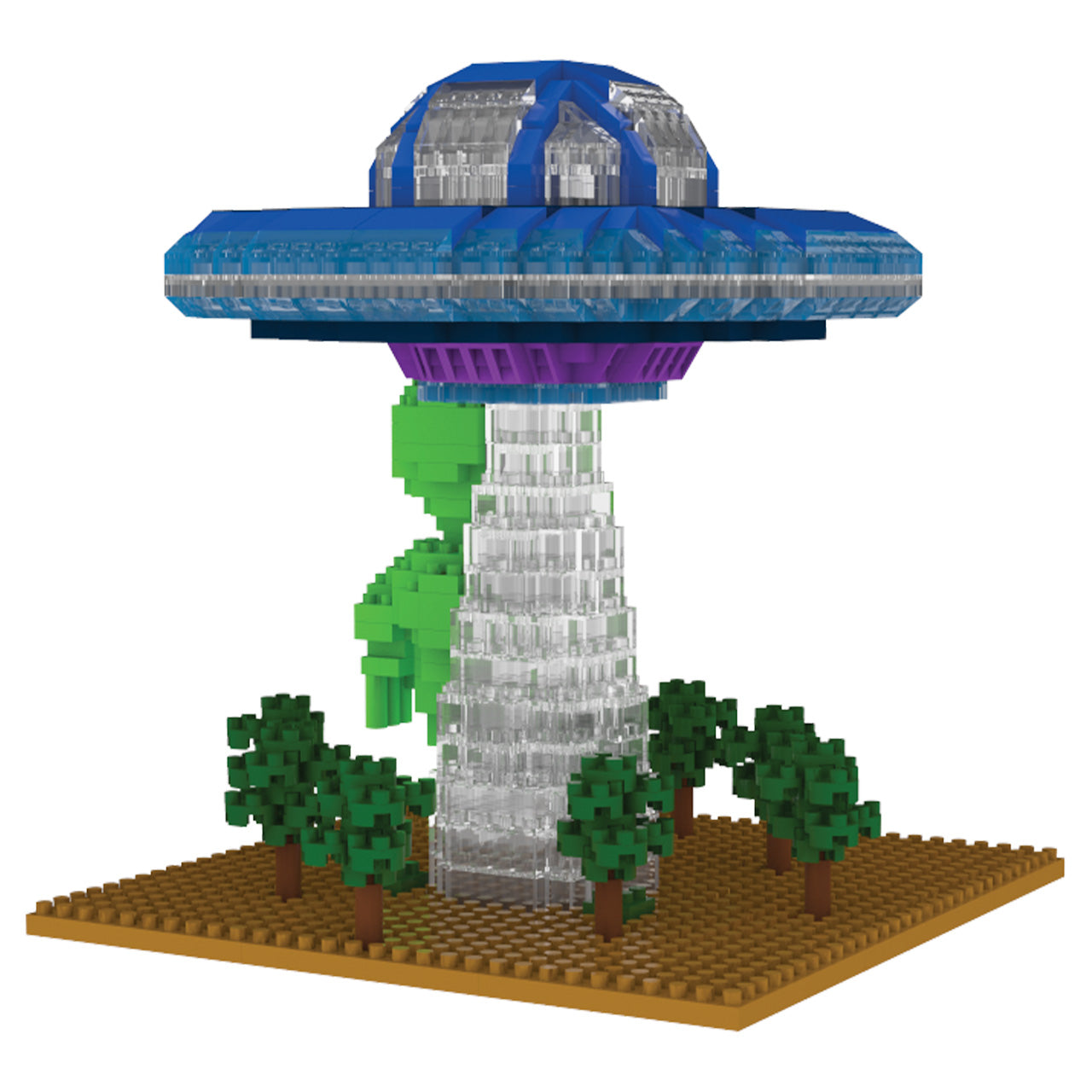Alien and Spaceship Mini Block Set | TheMiniBlock.com