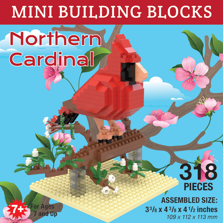 Cardinal Mini Block Set | TheMiniBlock.com