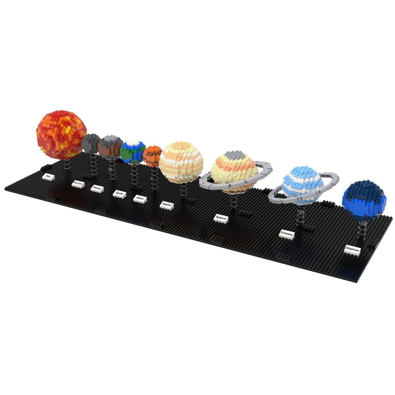 Space Mini Blocks Solar System Mini Block Set | TheMiniBlock.com