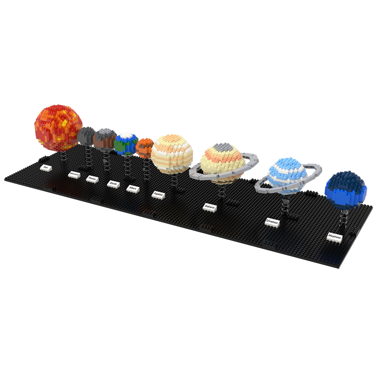 Mini Solar System Atomic Model Solar System Mini Block Set | TheMiniBlock.com
