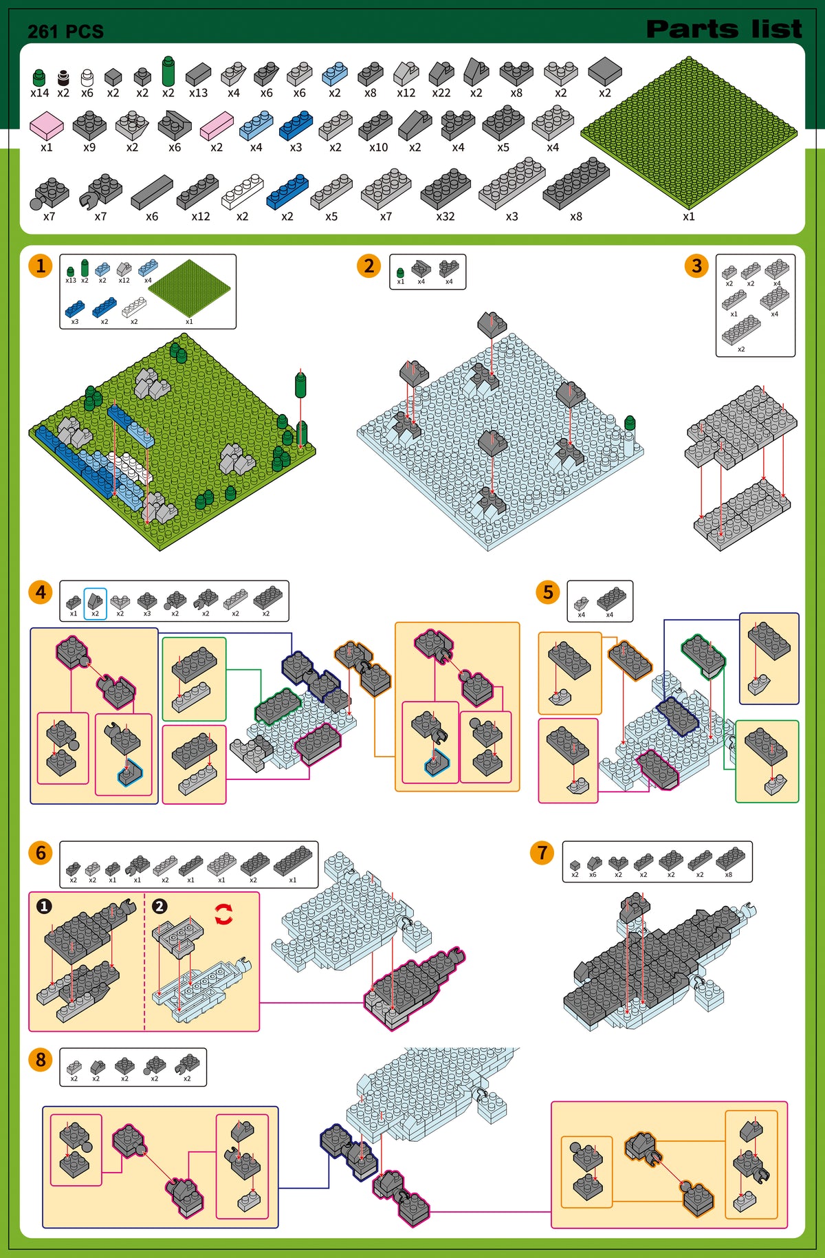 Alligator Block Alligator Mini Block Set | TheMiniBlock.com
