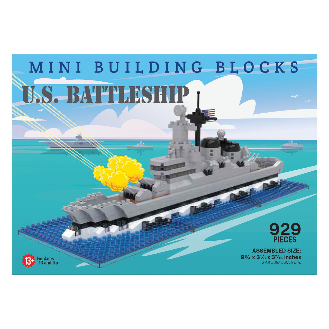Battleship Mini Block Set