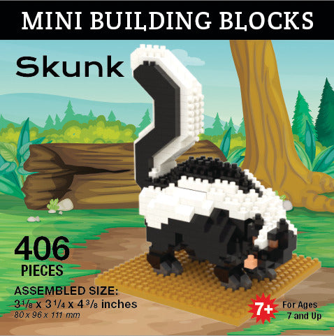 Skunk Mini Block Set | TheMiniBlock.com