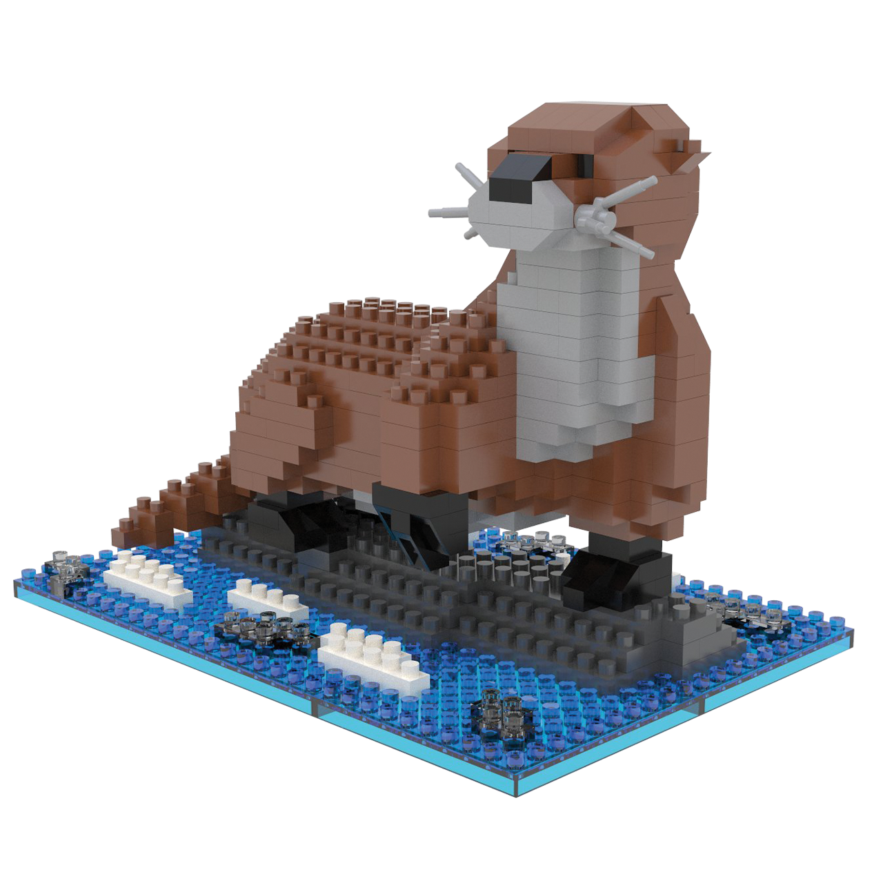 River Otter Mini Block Set TheMiniBlock
