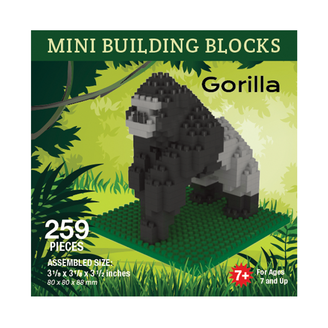 Gorilla Mini Block Set | TheMiniBlock.com