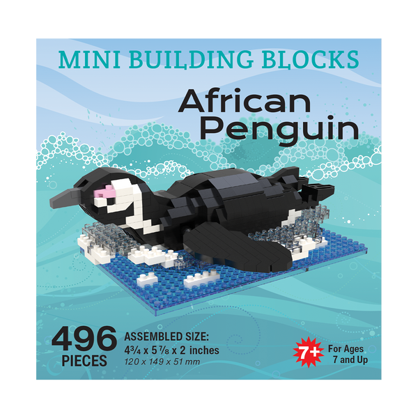 African Penguin Mini Block Set | TheMiniBlock.com