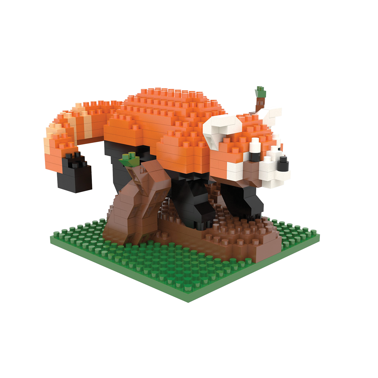 Red Panda Mini Block Set | TheMiniBlock.com