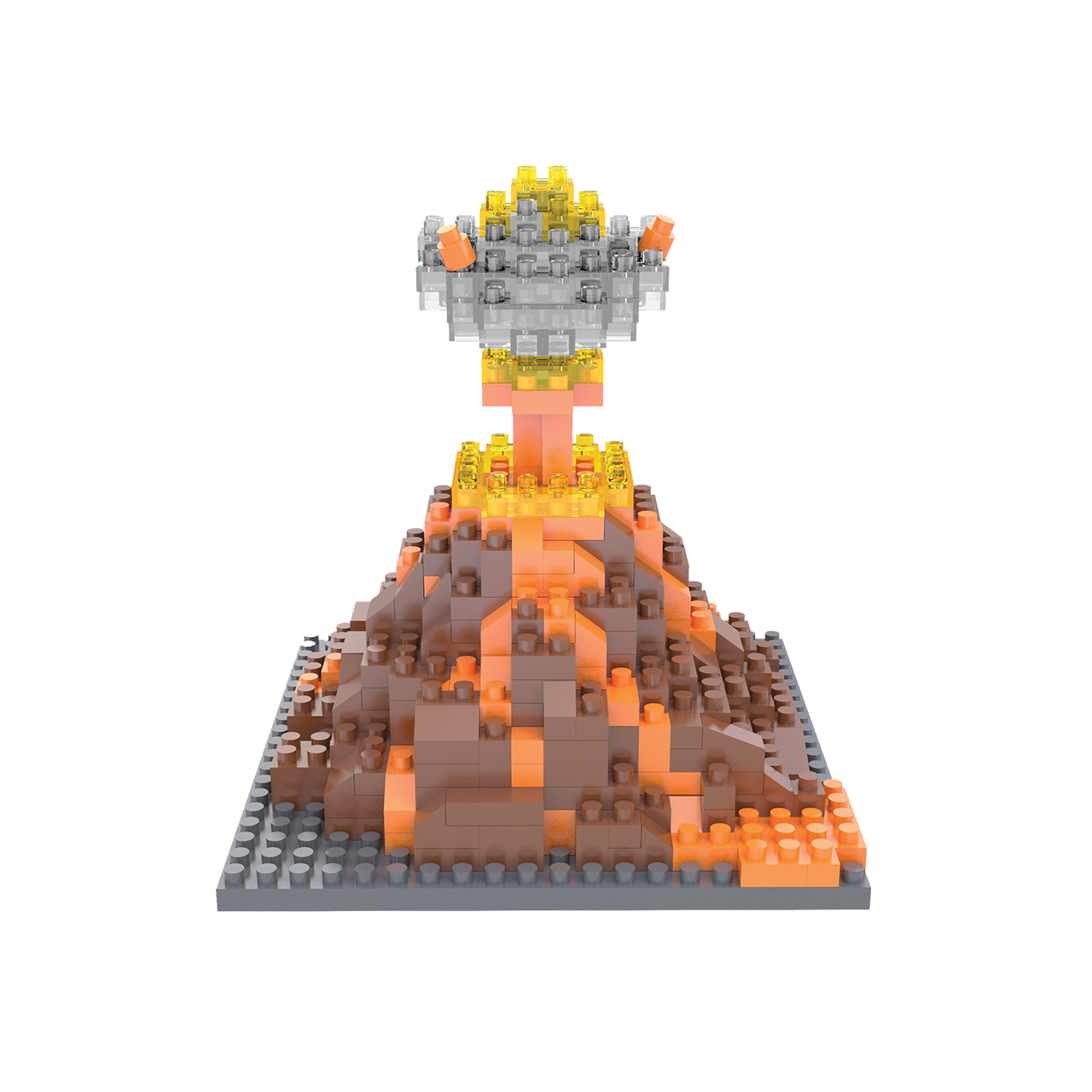 Volcano Mini Block Set | TheMiniBlock.com