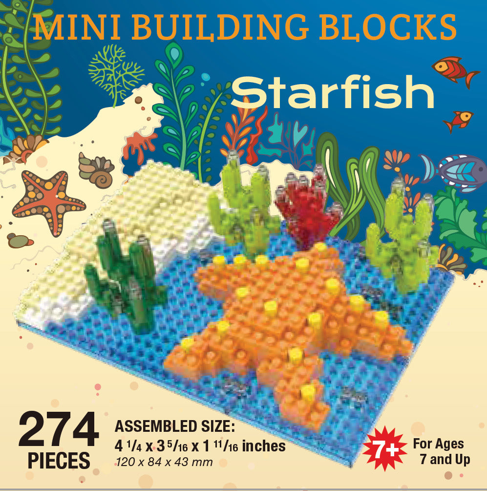 Starfish Mini Block Set | TheMiniBlock.com