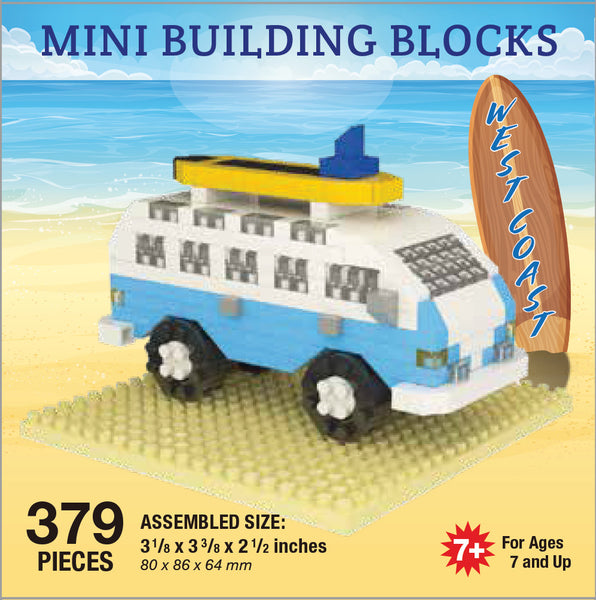Pacific Coast Surf Bus Mini Block Set - Main Image